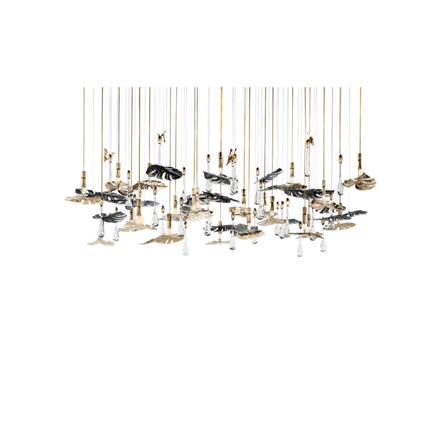 rainforest suspension chandelier nature inspired home decor