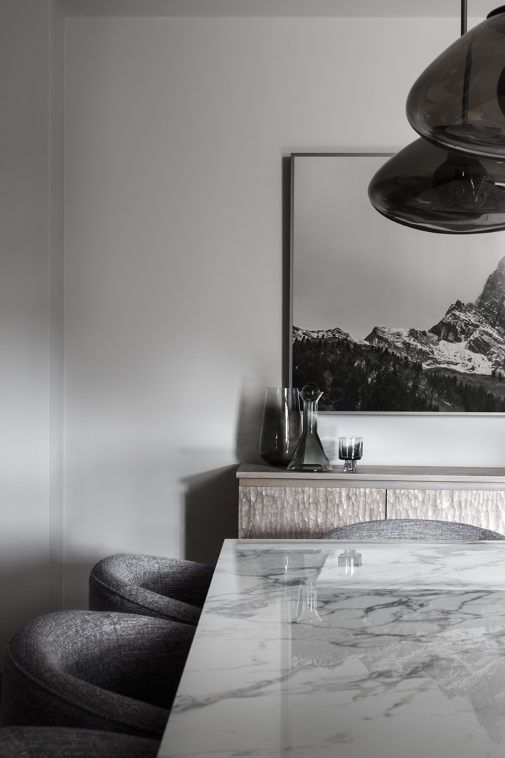 rachel usher interior design luxury dining room