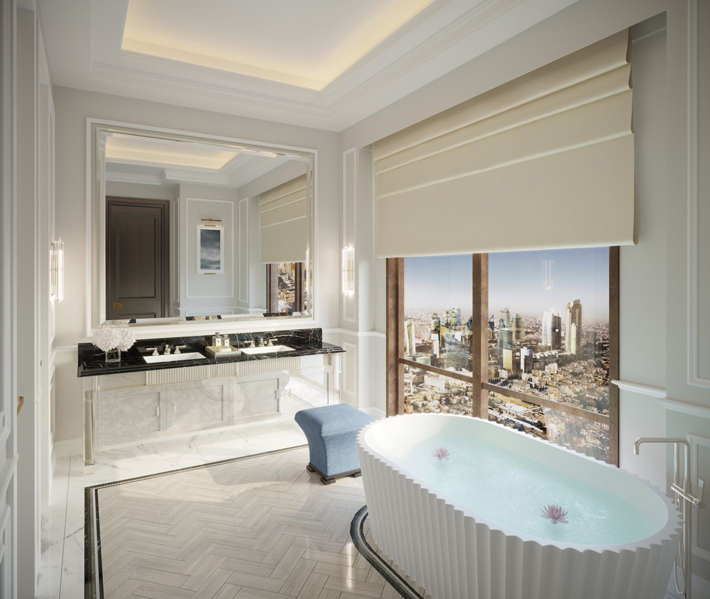 PENTHOUSE BATHROOM RITZ CARLTON RESIDENCES AMMAN