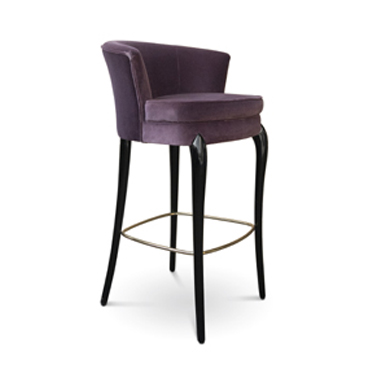 delice purple bar stool