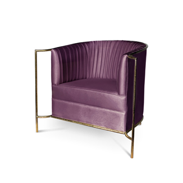 desire chair my object of desire purple and brass design