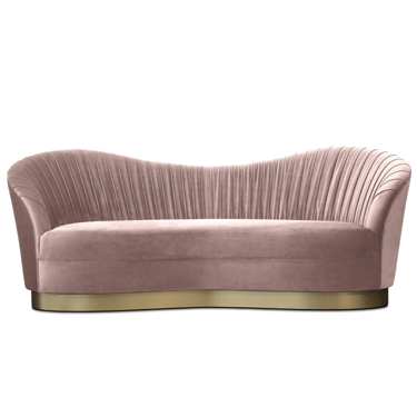 kelly sofa pink design koket