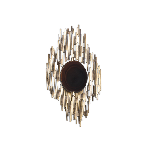 vivre agate stone sconce luxury lighting