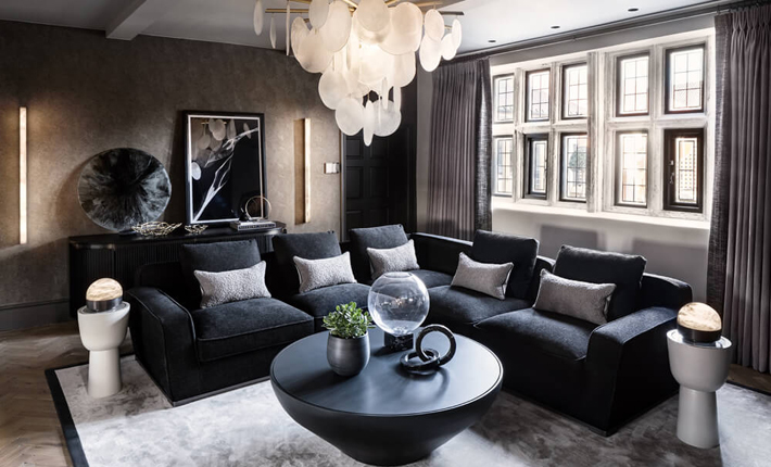 luxury living room design by rachel usher london