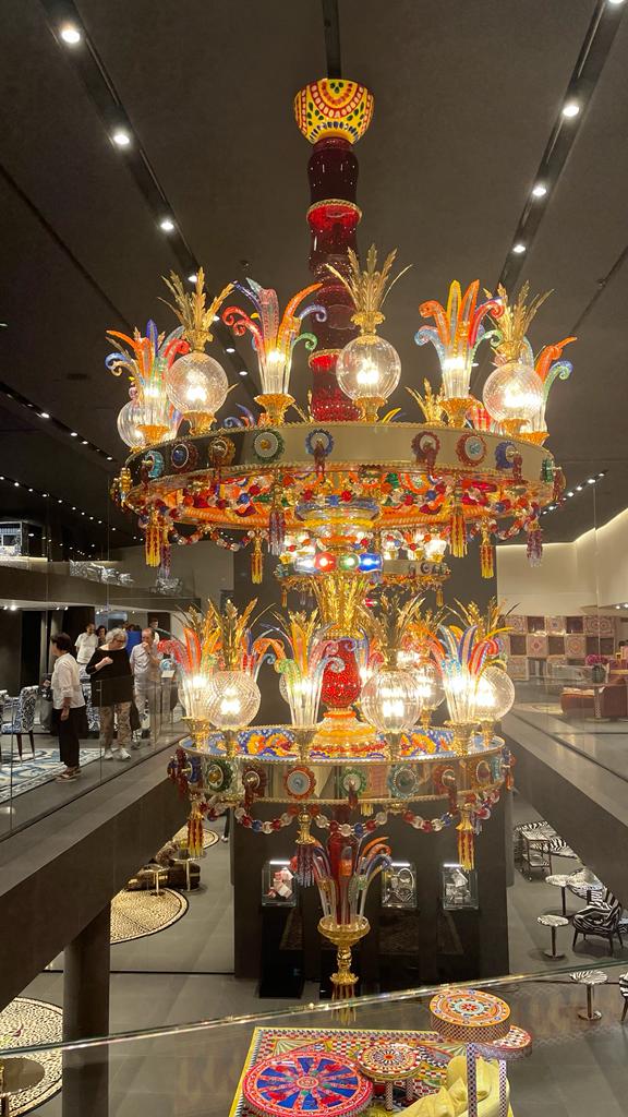 milan design week 2022 Dolce & Gabanna Casa new store at Corso Venezia 7, Feautring new DG Casa 2022 designs (Photos by Lh Team)