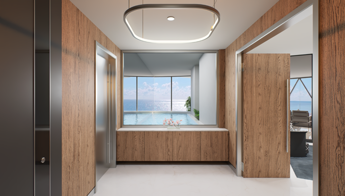 foyer Bentley residences Miami