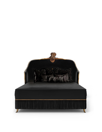 forbidden bed koket black and gold italian devotion styling