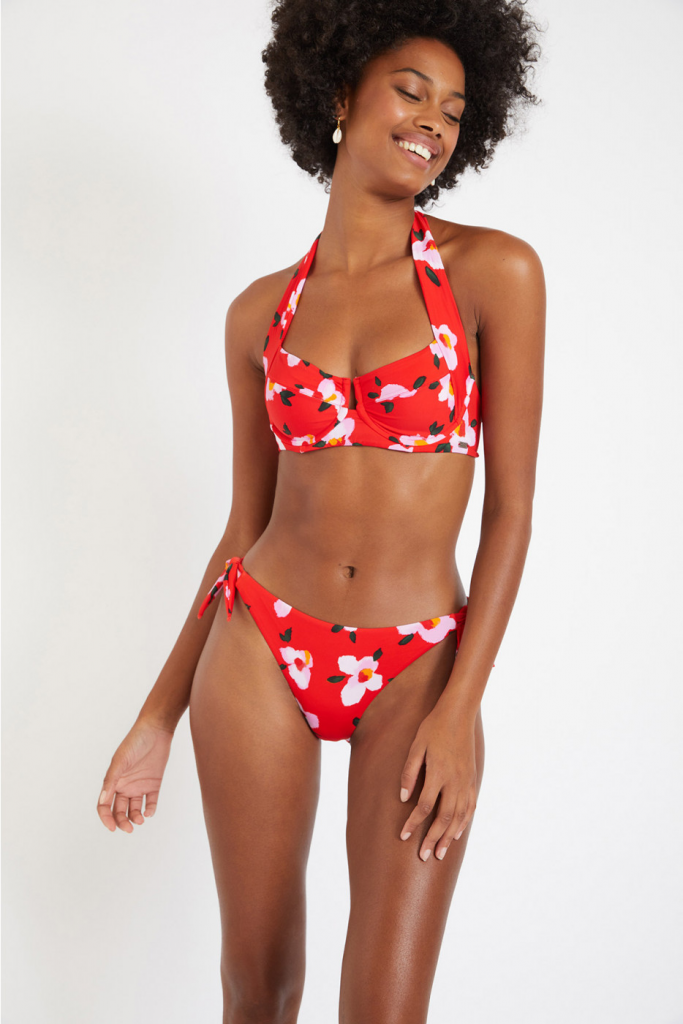 BALCO & MIKTA SUNNYSIDE RED TWO-PIECE BIKINI