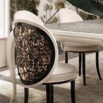 merveille dining chair koket luxury furniture feathers