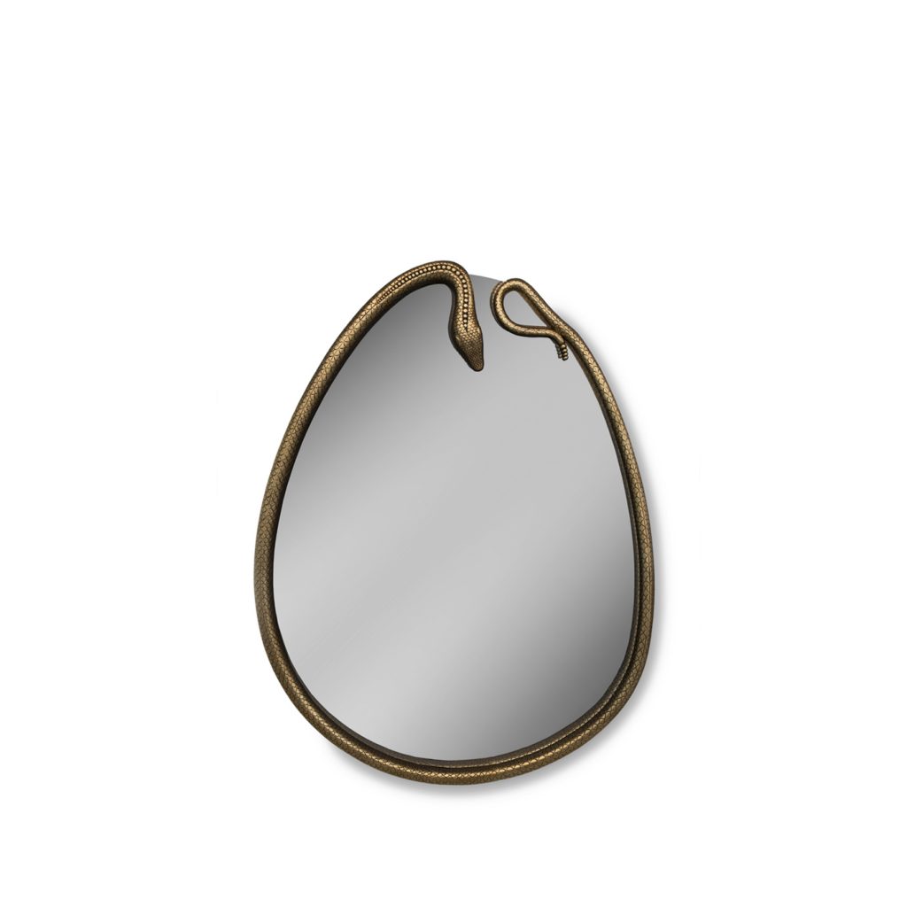 serpentine mirror koket snake home decor