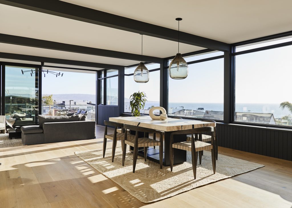 Interior design by Christine Vroom modern dining room design