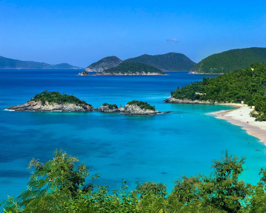 exotic caribbean destinations Trunk Bay St. John USVI (Photo by Josh Duncan)