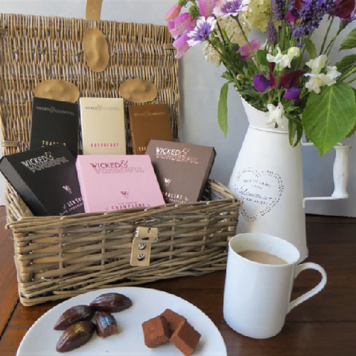 BENJAMIN CHOCOLATIER picnic basket most famous chocolatiers