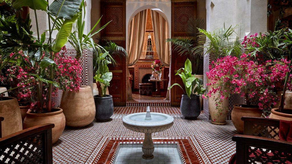 Royal Mansour Marrakech Moroccan style garden design