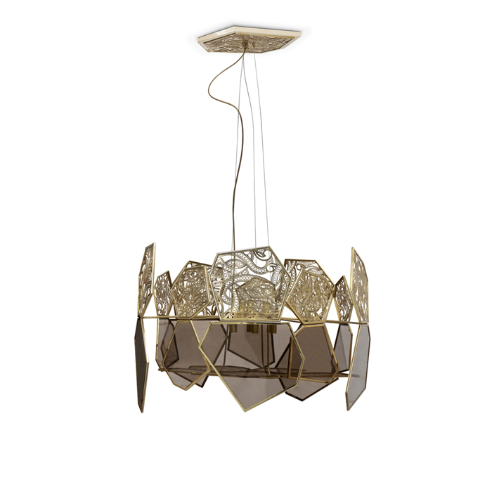 hypnotic chandelier urban interior design style