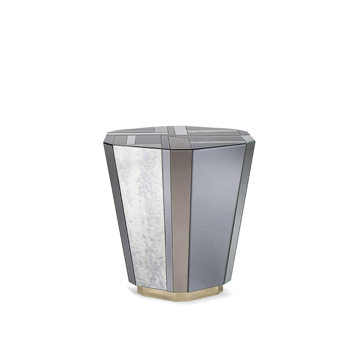 lemprica mirror side table urban interior design style