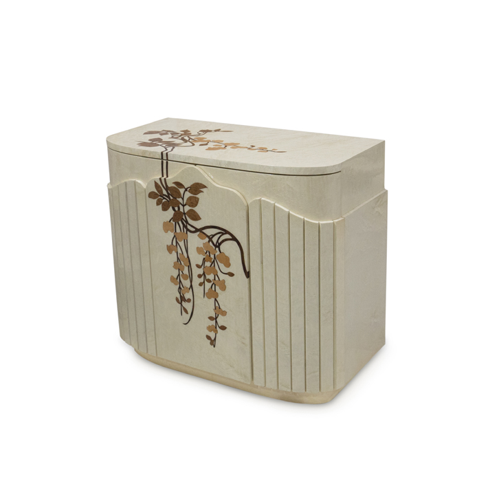 fleur marquetry nightstand luxury home decor