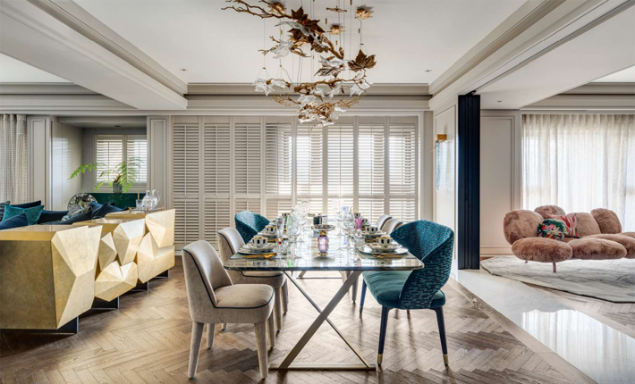l'atelier fantasia jewlery box apartment dining room