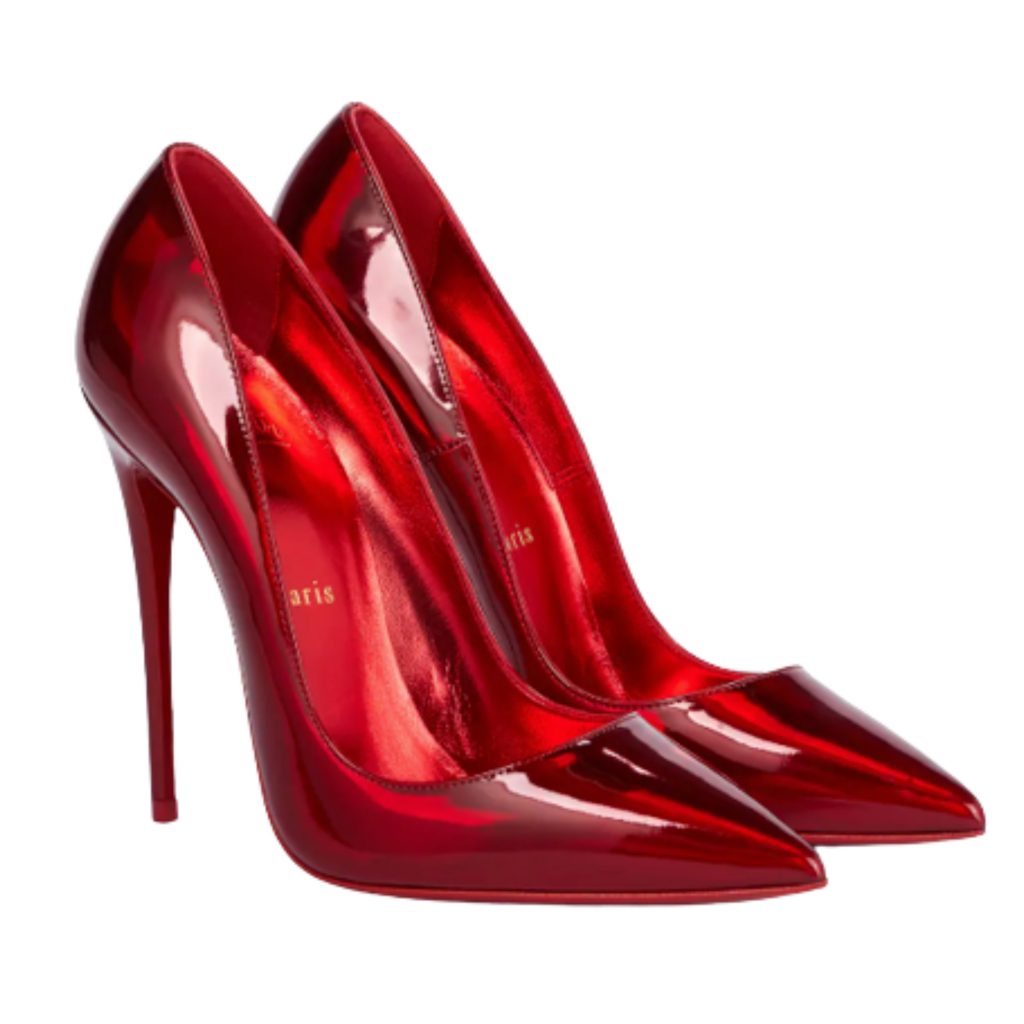 christian louboutin so kate paten leather red pumps Karl Lagerfeld Met Gala 2023