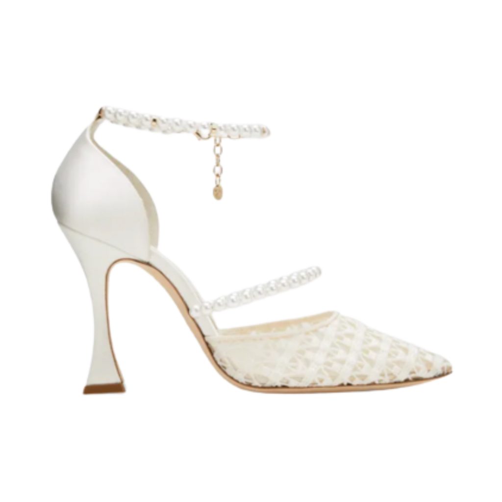 manolo blahnik lace pumps met gala 2023