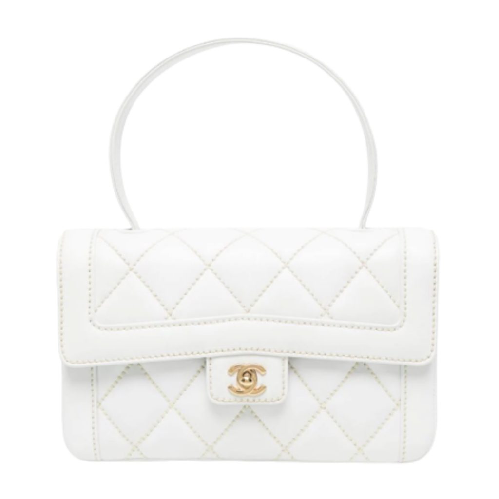 chanel pre-owned stich bandbag 2005