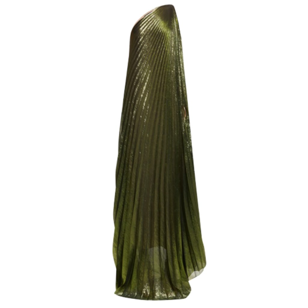 oscar de la renta metallic lame gown Karl Lagerfeld Met Gala 2023