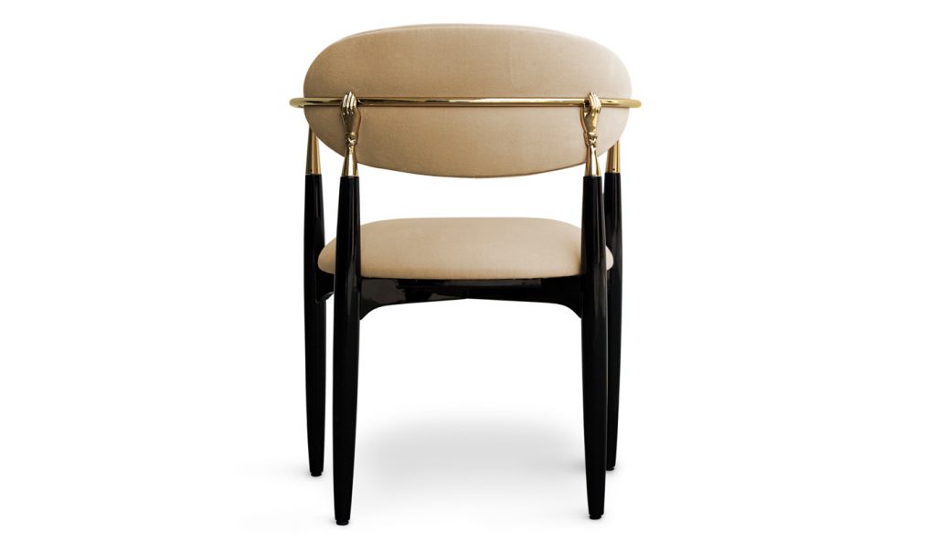 nahema chair koket brass hands dining chairs