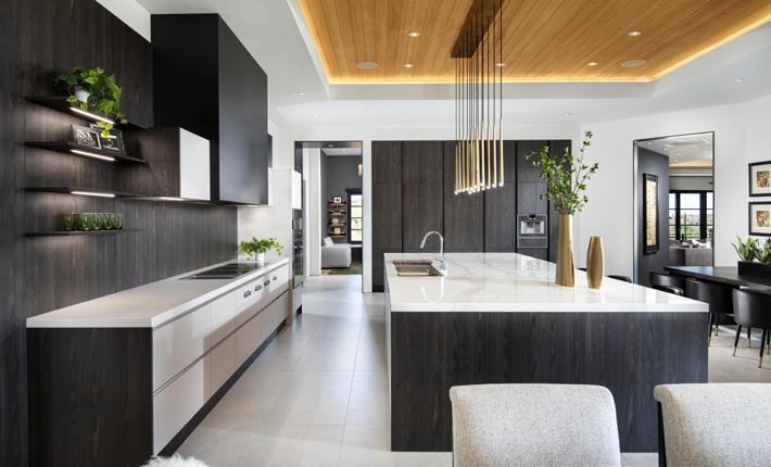 luxury kitchen design black cabinet claire ownby design