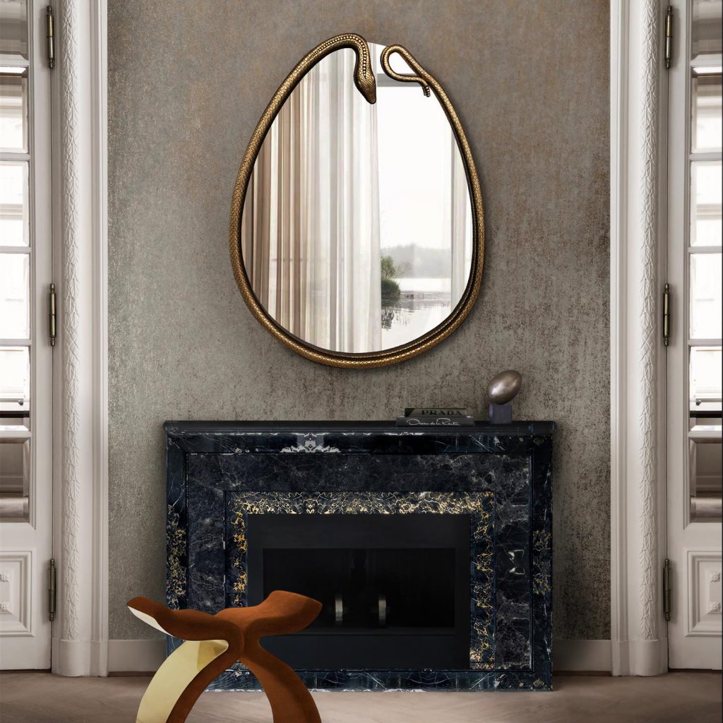 refresh interior design serpentine mirror by koket