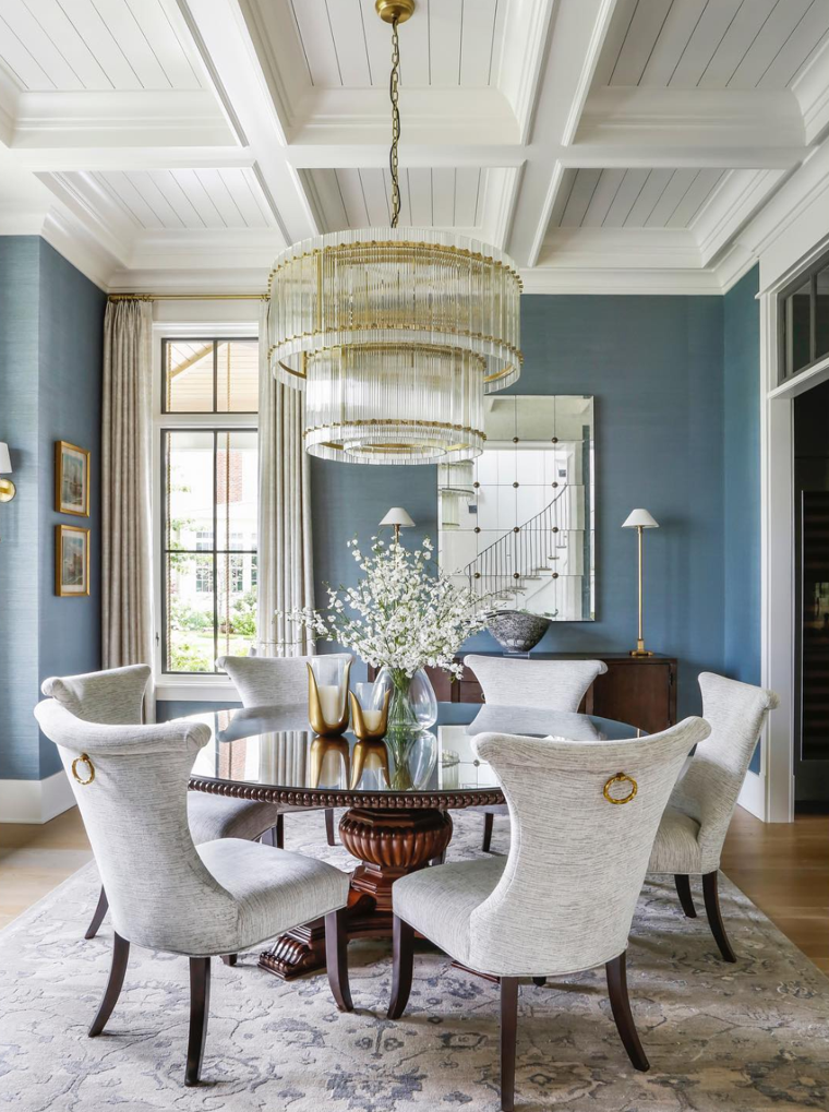 © 2022 Brad Ramsey Interiors, LLC dining room traditional