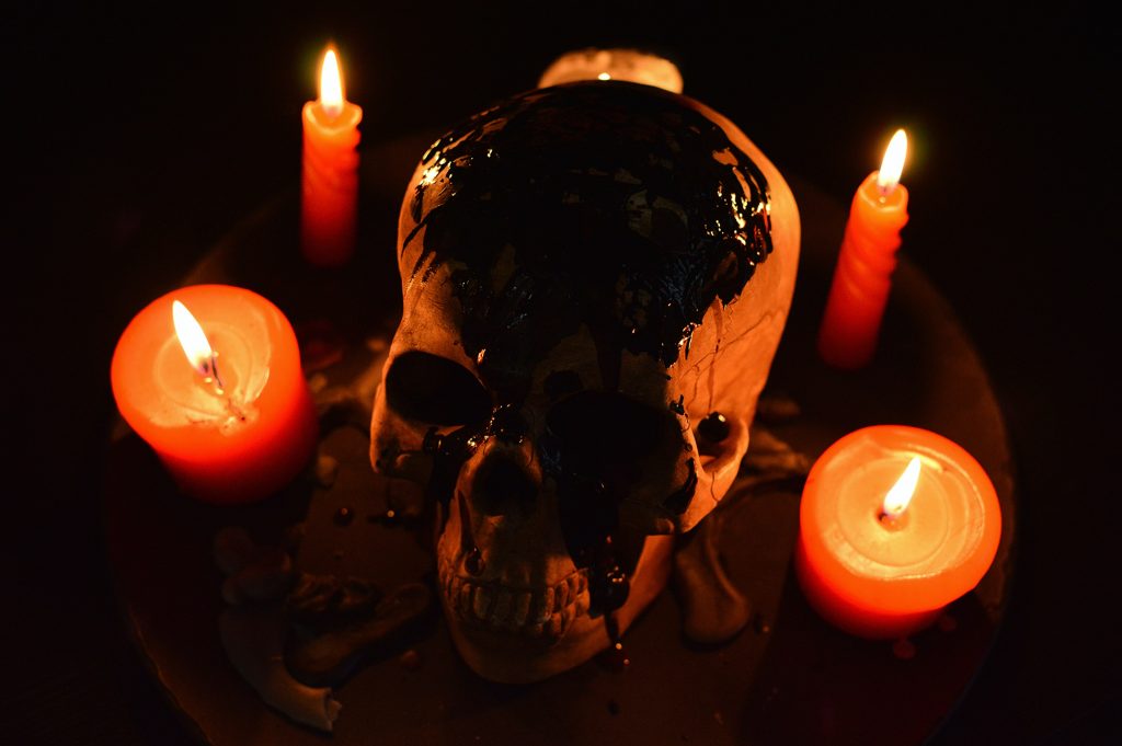 halloween centrepiece