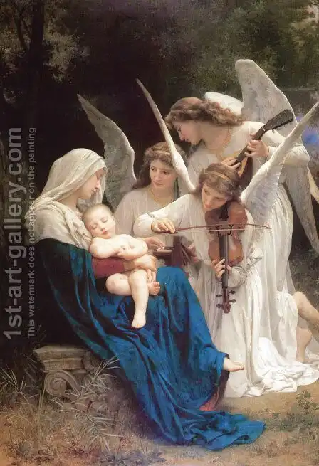 history of angels in art Songs of the Angel by William-Adolphe Bouguereau