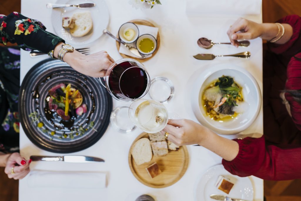 Food and wine at vintage house hotel douro