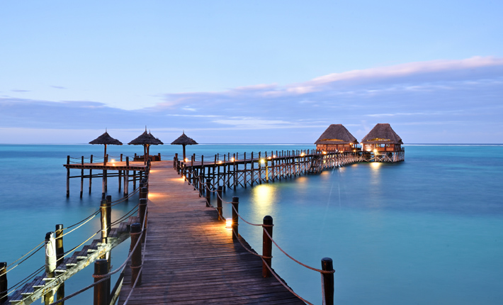 Entrance to the Jetty Lounge at Melia Zanzibar