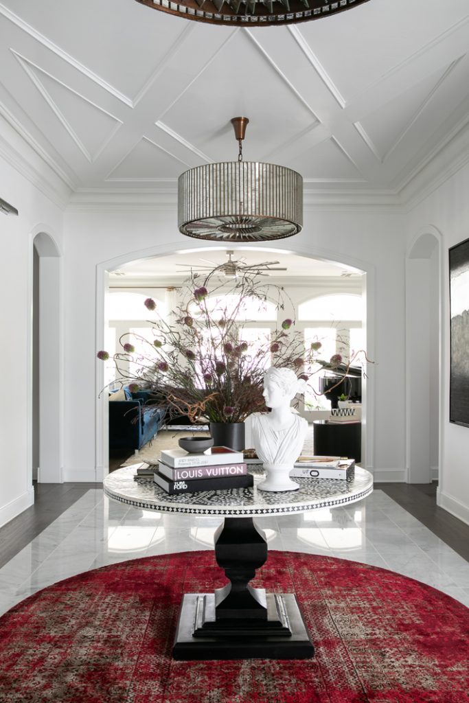 modern approachable luxury foyer design breegan jane