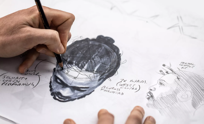 Kendrick Lamar's Tiffany Crown design sketch (Photo via Tiffany & Co)