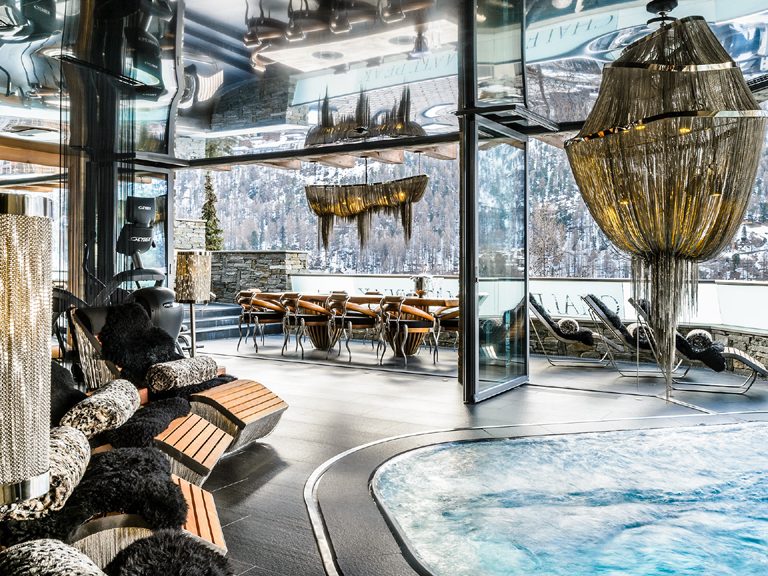 chalet zermatt peak luxury outdoor winter styling ski chalet