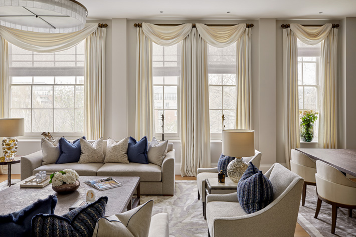 luxury living room design Noor Charchafachi