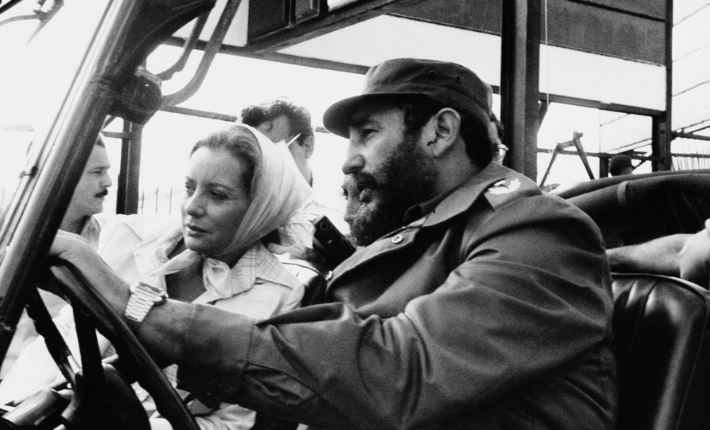 Barbara Walters with Fidel Castro