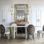 luxury dining room parisian eclectic style koket