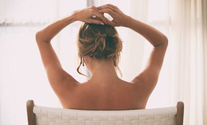 cc cream skin care beautiful womans back