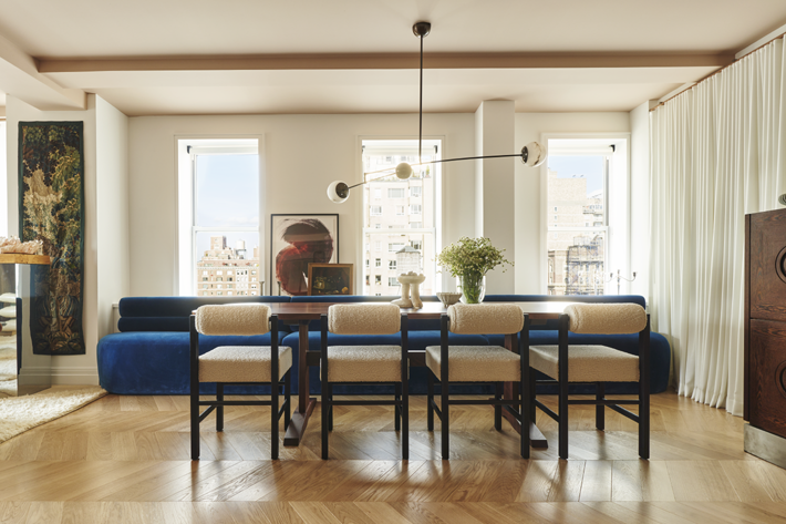393 west end avenue residence dining room designed by crystal sinclair