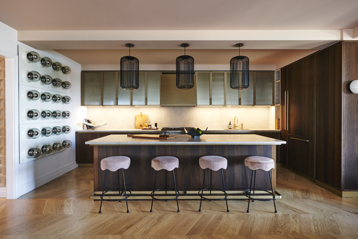 modern kitchen by crystal sinclair at 393 west end avenue
