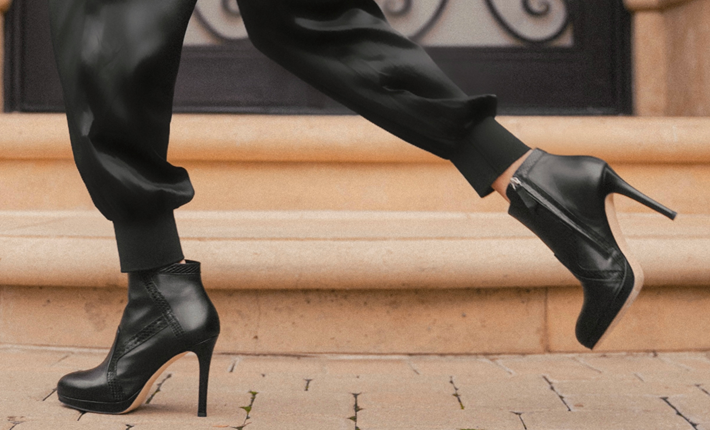 ELIZEE Deia Black Boots Italian by Erika Carrero