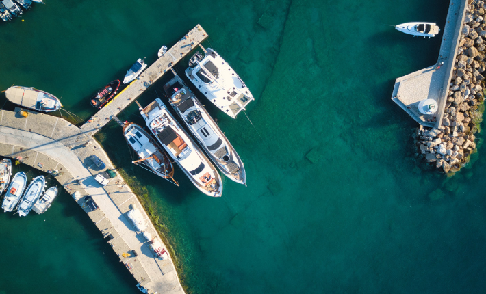 yachts in greece