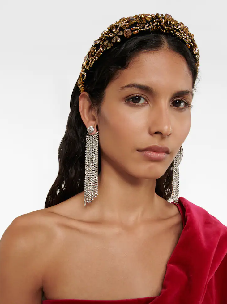 2024 Jewelry Trends: Shoulder-Skimming Earrings