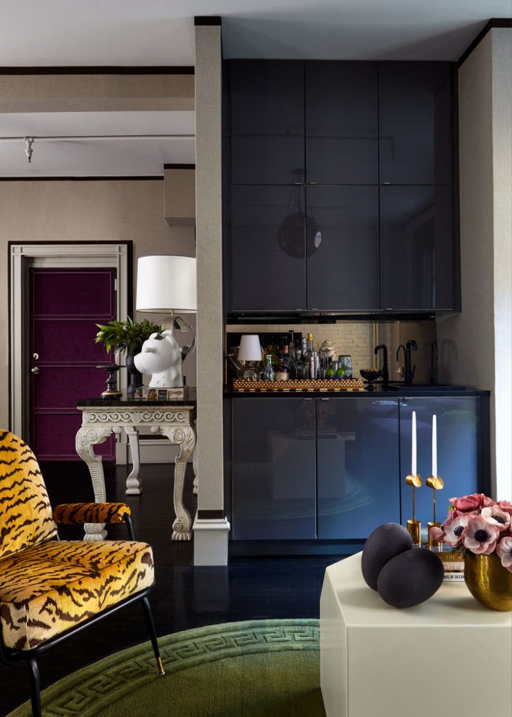 Private Residence home bar design by robert passal