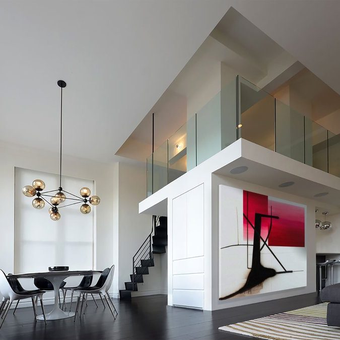 Upper East Side Duplex axi mundi design