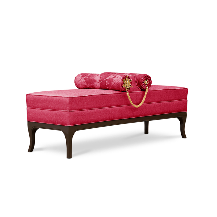 le-le bench I buy myself flowers viva magenta luxury furniture koket