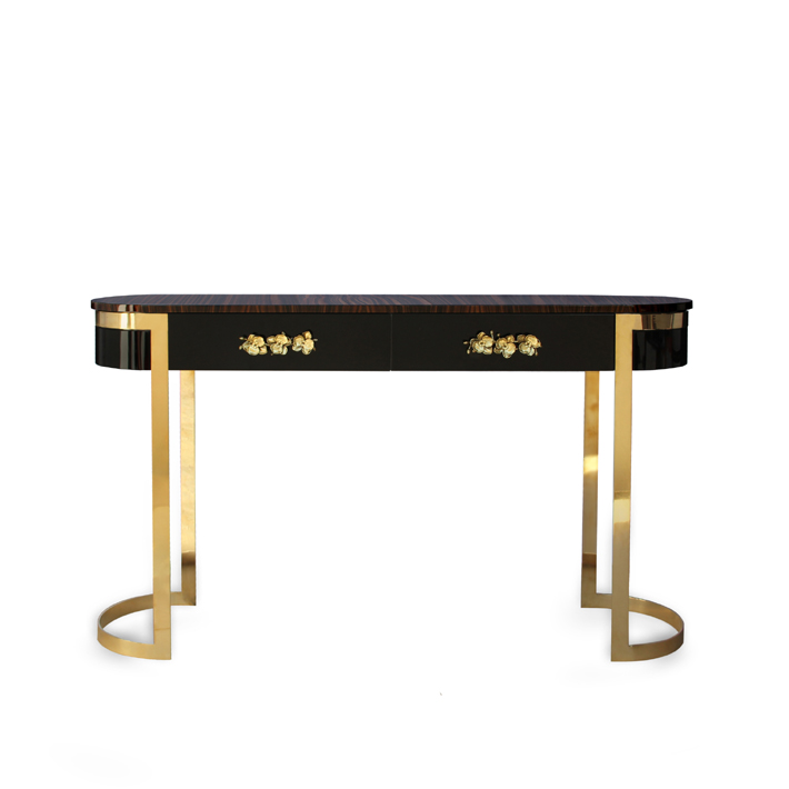 orchidea console koket luxury furniture orchid drawer pulls